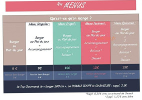 Kilomètre 200 menu