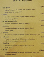 Tato Birillo Pizzeria Trattoria menu