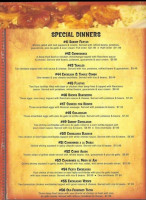 Pepino's menu