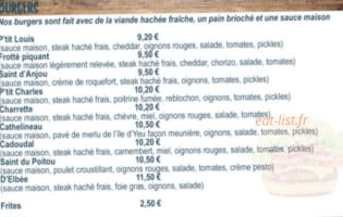 Au Ptit Louis menu