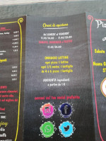 Giotto Food menu