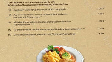 Forsthaus Schlich Gmbh menu