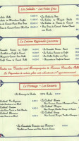 Auberge Del Pais Vert menu