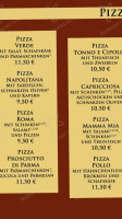 Pöttken Italiano menu