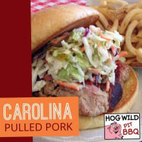 Hogwild Pit Bar-B-Q food