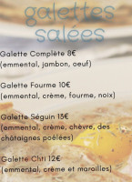 Crêperie La Bogue menu