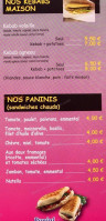 Cro'k Food menu