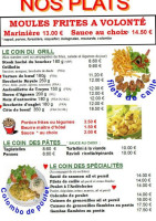 La Guinguette Du Moulin menu