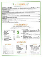 Pueblo Nuevo menu