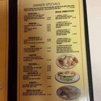 Gilberto's Mexican menu