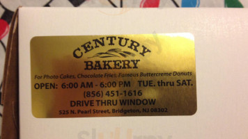 Century Bakery food