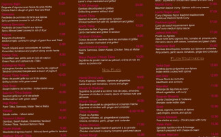 Karma Lounge menu