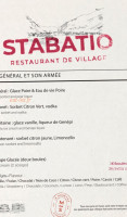 Stabatio menu