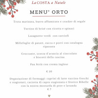 Agriturismo La Costa Cascina Scarpata menu