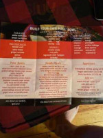 The Shack Of Ellijay menu