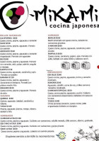 O-mikami menu