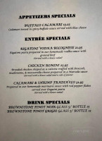 Bella Luna menu