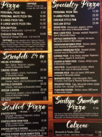 Vincent's Pizza menu