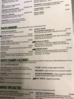 Nico Luciano's menu