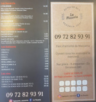 La Pizzeria menu