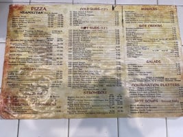 Alfie's Pizzeria menu