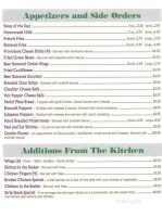 Penn Gables menu
