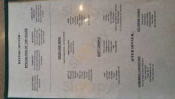 The Corn Patch And Lounge menu