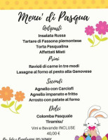 Pronto In Tavola menu