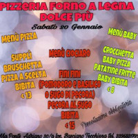 Pizzeria Forno A Legna Dolce E PiÙ food