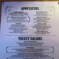 Three Sister's Tavern Grill menu