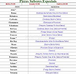 Pizzaria May Calzone menu