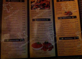 Manvirro's Indian Grill menu