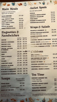 The Beach House Cafe menu