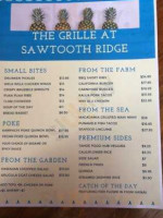 The Grille At Sawtooth Ridge menu