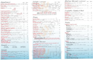 Savino's Hideaway menu