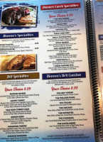 Dianna's Deli menu