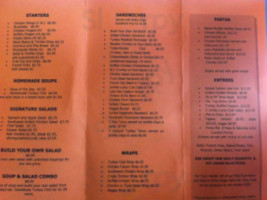 Dam Good Cafe menu