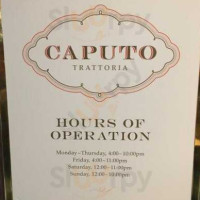 Caputo Trattoria food