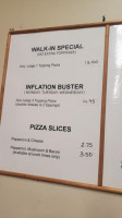 Vito's Pizza menu