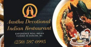 Aastha Devotional Indian menu