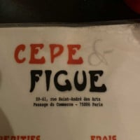 Cèpe Figue food