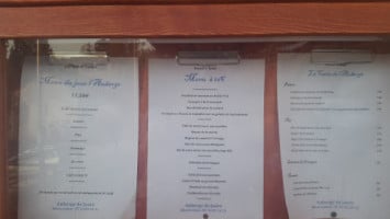 L'auberge De Jaure menu