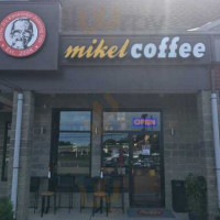 Mikel Coffee outside
