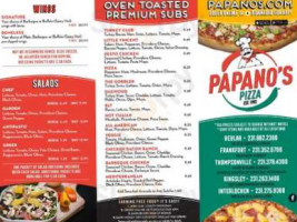 A Papano's Pizza food