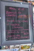 Le Bac à Sable menu