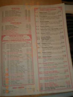 Panda Garden menu