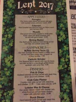 P.j. Mcintyre's Irish Pub menu