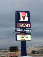 Braum's Ice Cream Burger outside