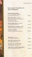 Landgasthof Rössle menu