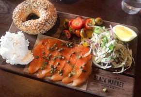 Black Market Liquor Bar Studio City Restaurant Brunch Dinner Dine-in Or Outdoor Dining Outdoor Drinking food